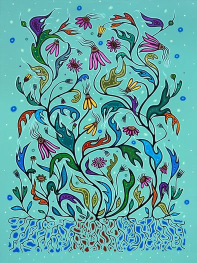 NOT SOLD OUT - ORIGINAL WORK Echinacea #2