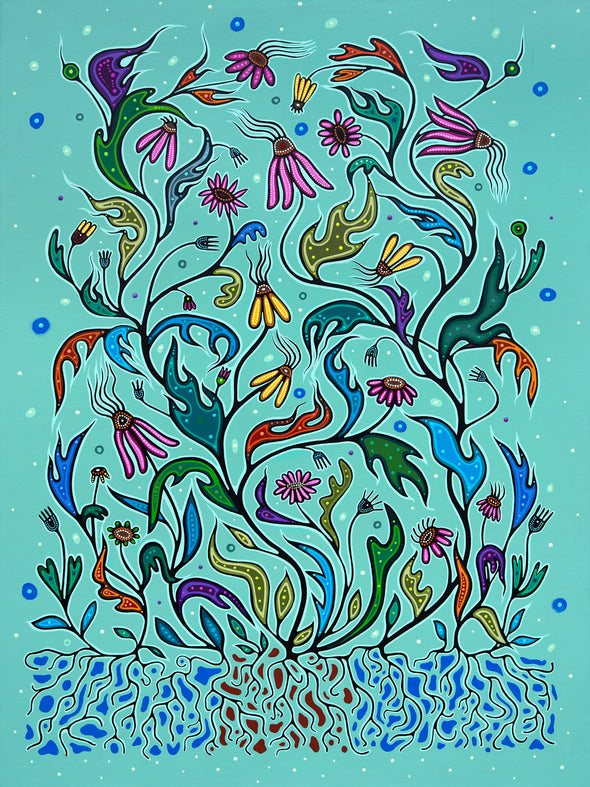 NOT SOLD OUT - ORIGINAL WORK Echinacea #2