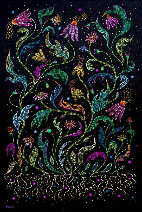 NOT SOLD OUT - ORIGINAL WORK - Echinacea